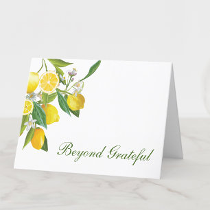 Tarjetas de agradecimiento Lemon Main Squeeze