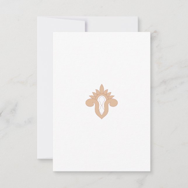 Tarjetas de agradecimiento minimalistas y groovy | (Anverso)