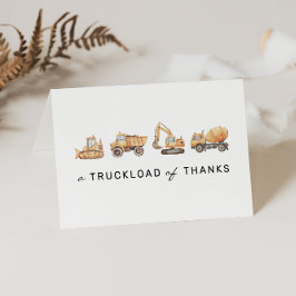 Tarjetas de agradecimiento modernas de cumpleaños