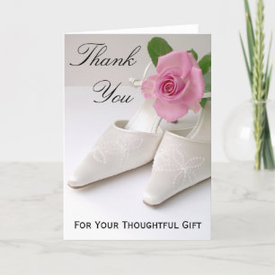 Tarjetas de agradecimiento nupcial
