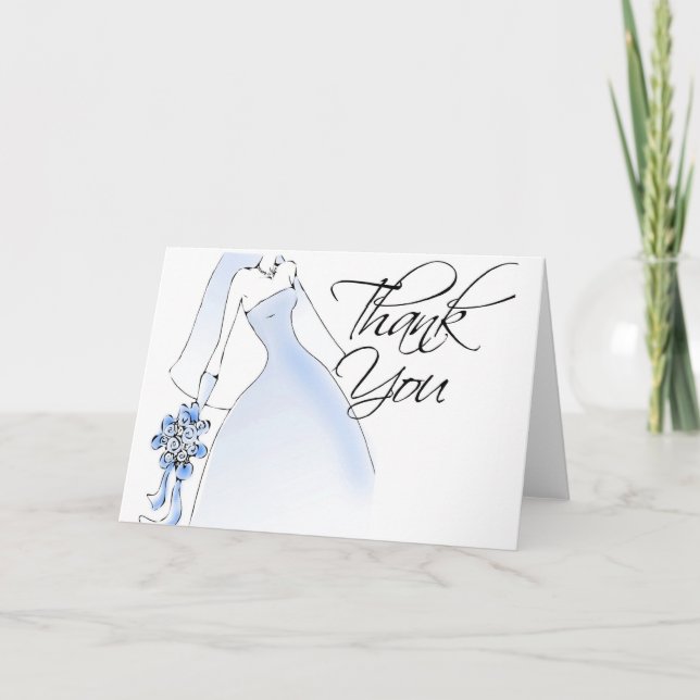 Tarjetas de agradecimiento nupciales (Anverso)