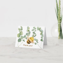Tarjetas de agradecimiento para Abeja Dulce