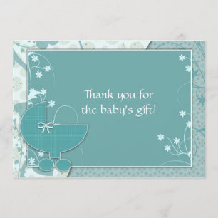 Tarjetas de agradecimiento para Baby Shower Carrit