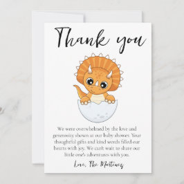 tarjetas de agradecimiento para baby shower con me