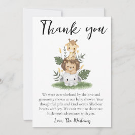 tarjetas de agradecimiento para baby shower con me