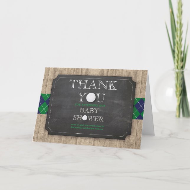 Tarjetas de agradecimiento para Baby Shower con te (Anverso)