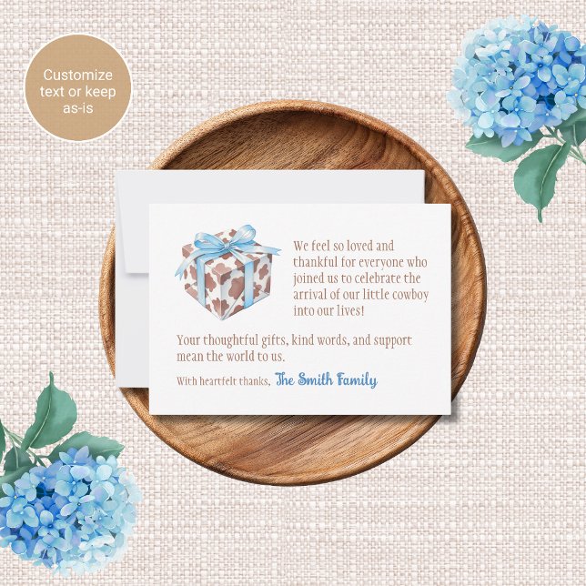 Tarjetas de agradecimiento para baby shower con te (Subido por el creador)