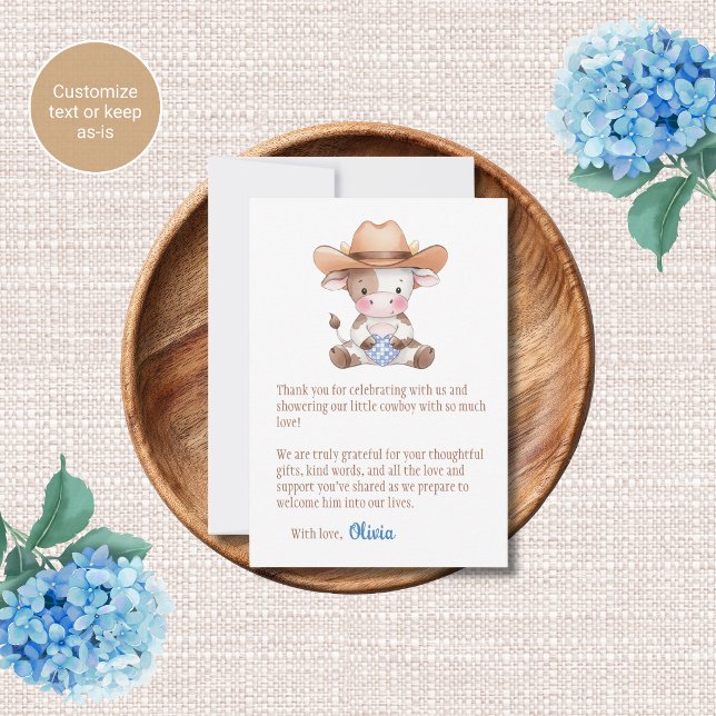 Tarjetas de agradecimiento para baby shower con te (Subido por el creador)