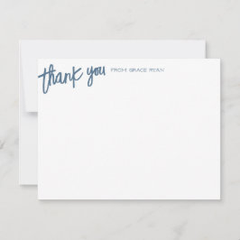 Tarjetas de agradecimiento para baby shower de acu