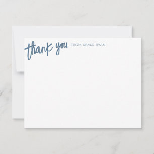 Tarjetas de agradecimiento para baby shower de acu