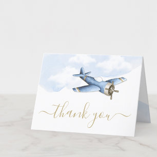 Tarjetas de agradecimiento para baby shower de avi