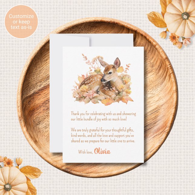 Tarjetas de agradecimiento para baby shower de cie (Subido por el creador)
