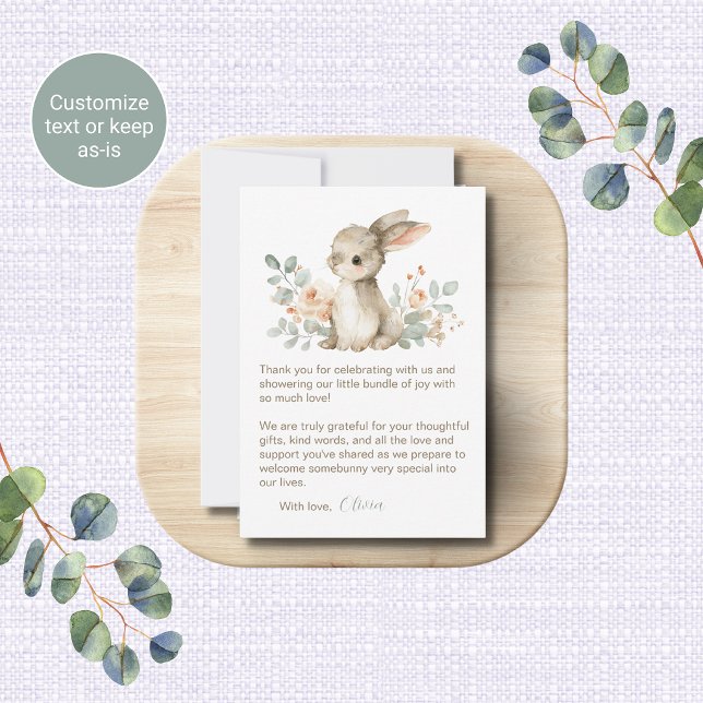 Tarjetas de agradecimiento para baby shower de con (Subido por el creador)