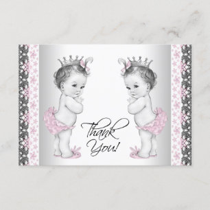 Tarjetas de agradecimiento para Baby Shower de gem