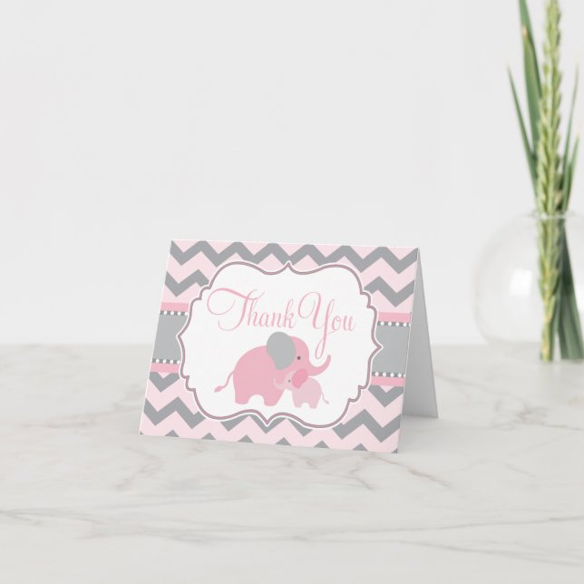 Tarjetas de agradecimiento para Baby Shower de Lit (Anverso)
