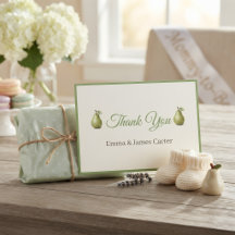 Tarjetas de agradecimiento para baby shower de mer
