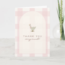 Tarjetas de agradecimiento para baby shower de Niñ