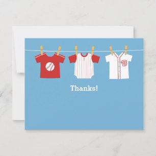 Tarjetas de agradecimiento para baby shower de niñ