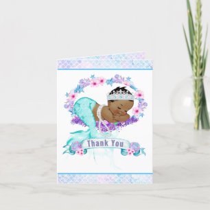 Tarjetas de agradecimiento para baby shower de sir
