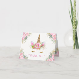 Tarjetas de agradecimiento para baby shower de Uni