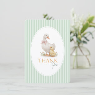 Tarjetas de agradecimiento para Baby Shower Ganso