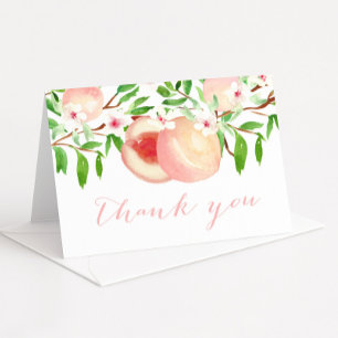 Tarjetas de agradecimiento para baby shower, huert