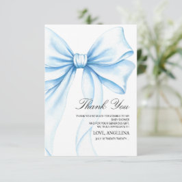 Tarjetas de agradecimiento para Baby Shower Lazo A