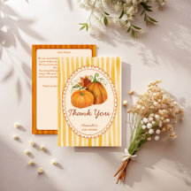 Tarjetas de agradecimiento para baby shower Little