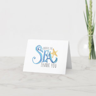 Tarjetas de agradecimiento para Baby Shower Mar