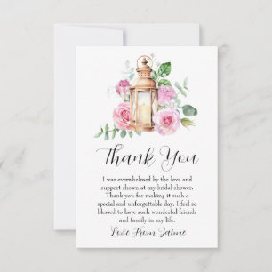 tarjetas de agradecimiento para baby shower nupcia