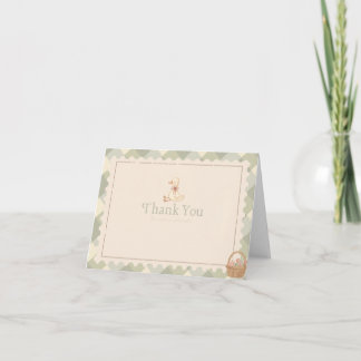 Tarjetas de agradecimiento para baby shower Silly