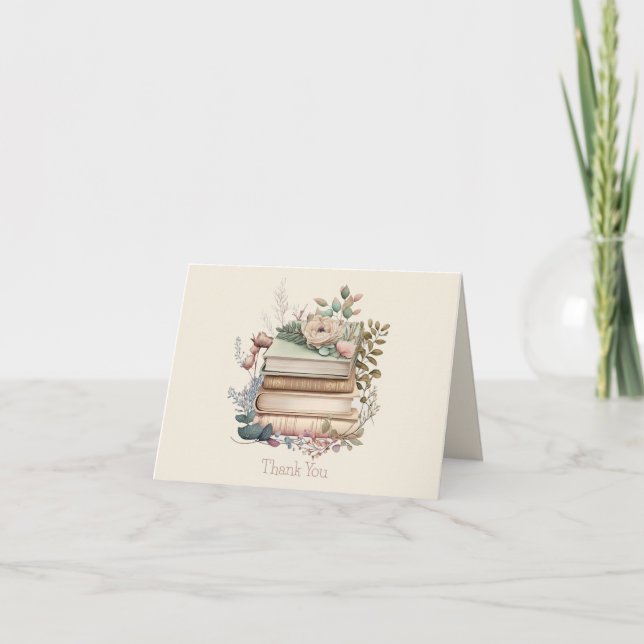 Tarjetas de agradecimiento para baby shower Un nue (Anverso)