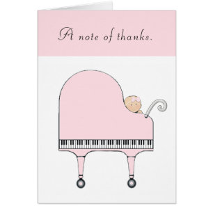 Tarjetas de agradecimiento para bebé creativas
