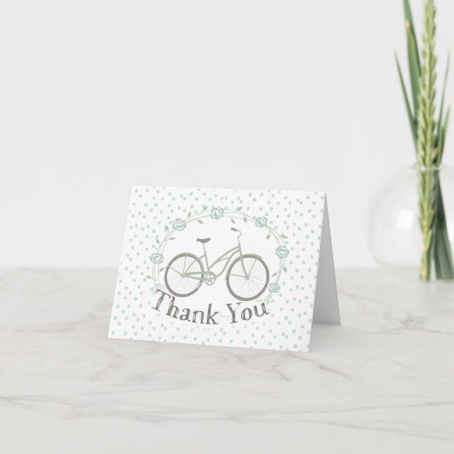 Tarjetas de agradecimiento para bicicletas (Anverso)