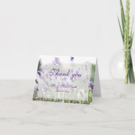 Tarjetas de agradecimiento para boda bohemio de la