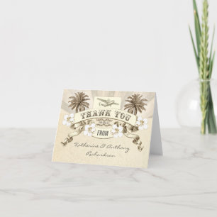 tarjetas de agradecimiento para boda de destino