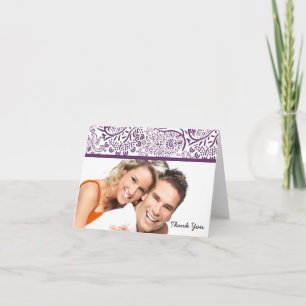 Tarjetas de agradecimiento para boda de pájaros de