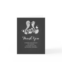 tarjetas de agradecimiento para boda de playa mode