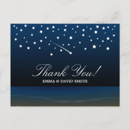 Tarjetas de agradecimiento para boda en la playa b