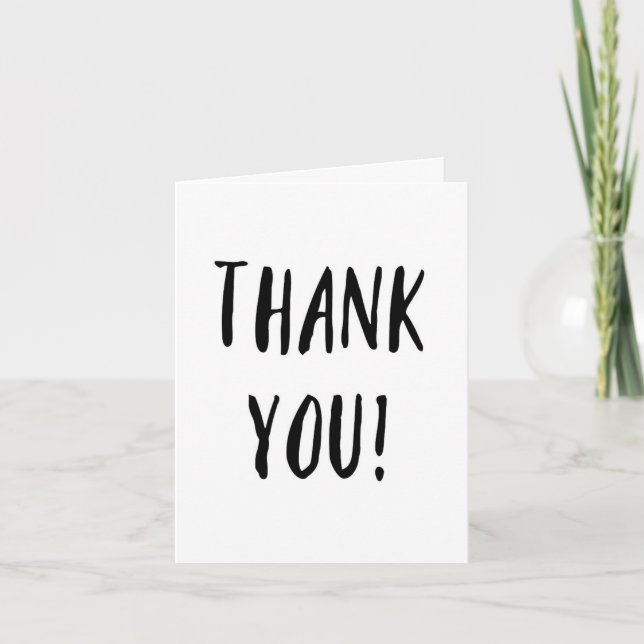 Tarjetas de agradecimiento para clientes de pequeñ (Anverso)