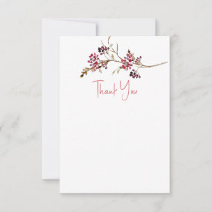 Tarjetas de agradecimiento para desayuno nupcial d