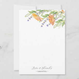 Tarjetas de agradecimiento para despedida de solte