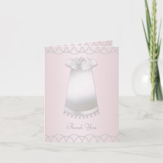 Tarjetas de agradecimiento para el bautizo del beb