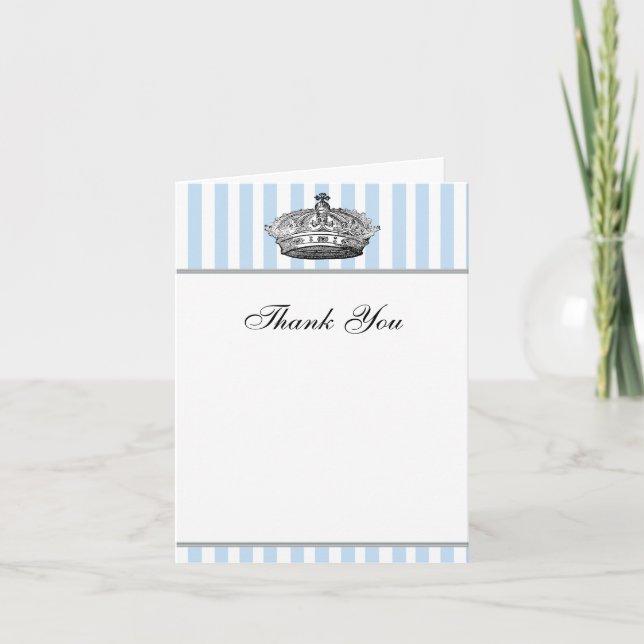 Tarjetas de agradecimiento para el Príncipe Corona (Anverso)