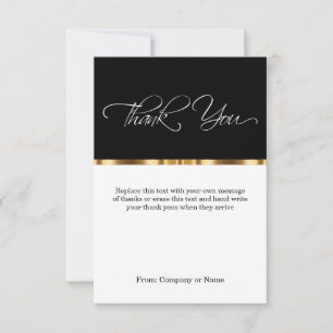Tarjetas de agradecimiento para empresas con un pr