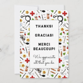 Tarjetas de Agradecimiento para Enfermeras