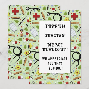Tarjetas de Agradecimiento para Enfermeras