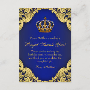 Tarjetas de agradecimiento para fiesta de cumpleañ