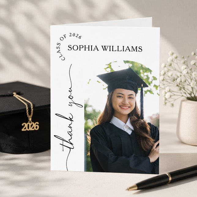 Tarjetas de agradecimiento para fiesta de graduaci (Subido por el creador)