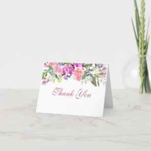 Tarjetas de agradecimiento para funeral con flores